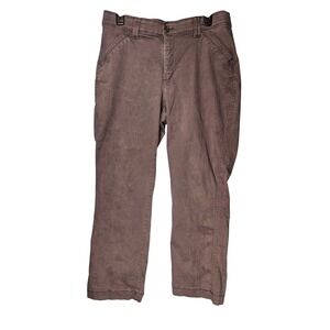 Lee Sinfully Soft Gray‎ Straight Leg Trouser Pants Women Size 14 Comfortable